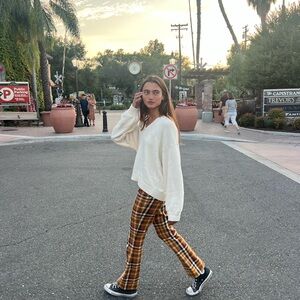 RVCA size 26 plaid pant